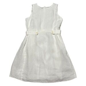 Emporio Armani linen sleeveless dress size 42 = 6